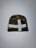 GO-EL Camo Cross Thermal Beanie, 14 oz 100% cotton, front product photo